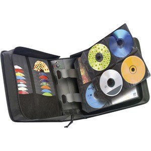 Case Logic 336 Capacity CD Wallet - Wallet - Nylon - Black - 336 CD/DVD