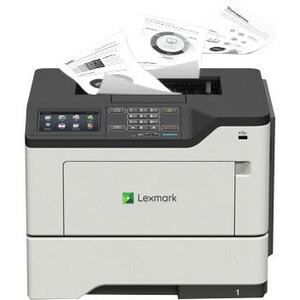 Lexmark MS620 MS621dn Desktop Laser Printer - Monochrome - 50 ppm Mono - 1200 x 1200 dpi Print - Automatic Duplex Print - 