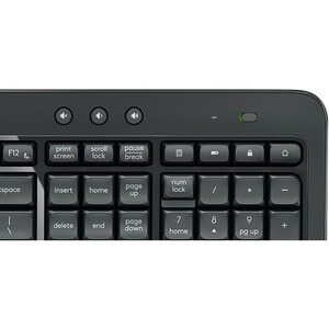 Logitech MK540 Keyboard & Mouse - USB Wireless RF - English (UK) - USB Wireless RF - Optical - 1000 dpi - 3 Button - Scrol