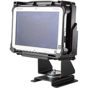 Gamber-Johnson Desk Mount for Tablet, Display Screen, Docking Station - Black Powder Coat - Black Powder Coat