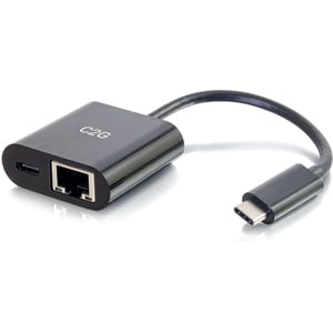 C2G USB C to Ethernet Adapter with Ethernet - USB 3.1 Type C - 1 Port(s) - 1 - Twisted Pair