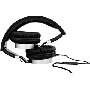V7 HA601-3EP Wired Over-the-head Stereo Headset - Black, Silver - Binaural - Circumaural - 32 Ohm - 20 Hz to 20 kHz - 180 