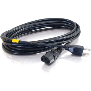 C2G 6ft 18 AWG Universal Power Cord (NEMA 5-15P to IEC320C13) - 6ft