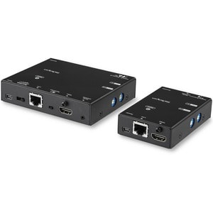 StarTech.com HDMI over IP Extender with Video Compression - HDMI over CAT6 Extender - 1080p - 1 Input Device - 1 Output De