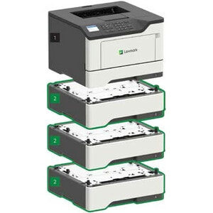 Lexmark MS521dn Desktop Laser Printer - Monochrome - 44 ppm Mono - 1200 x 1200 dpi Print - Automatic Duplex Print - 350 Sh