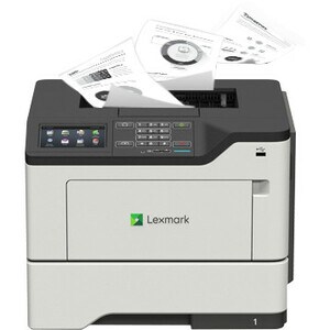 Lexmark MS620 MS621dn Desktop Laser Printer - Monochrome - 47 ppm Mono - 1200 x 1200 dpi Print - Automatic Duplex Print - 