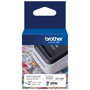 Brother CZ-1005 Multipurpose Label - 50.04 mm - Zero Ink (ZINK) - 1