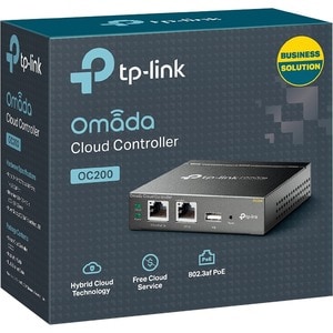 TP-Link Omada OC200 Cloud Controller - 9.9 cm Width x 2.5 cm Depth x 9.9 cm Height - Metal