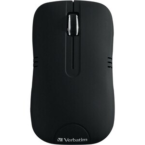 Verbatim Commuter Mouse - Radio Frequency - USB Type A - Optical - 3 Button(s) - Matte Black - 1 Pack - Wireless - 1200 dp