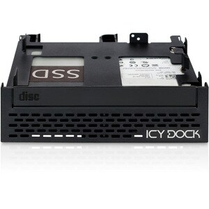 Icy Dock FLEX-FIT Quinto MB344SPO Drive Enclosure for 5.25" External - Black - 4 x HDD Supported - 4 x SSD Supported - 5 x