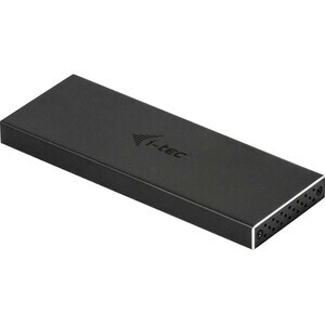 i-tec MySafe Drive Enclosure - USB 3.1 Type C Host Interface External - Black - Aluminium