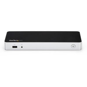 Dual Monitor USB C Docking Station with 60W Power Delivery for Windows Laptops - USB C to HDMI or DVI Dock - USB 3.1 Gen 1