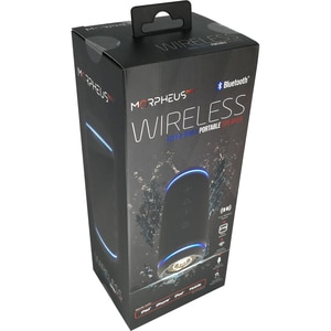 Morpheus 360 Sound Ring II Wireless Portable Speakers - Waterproof Bluetooth Speaker - BT7750BLK - Dual Pairing - True Wir