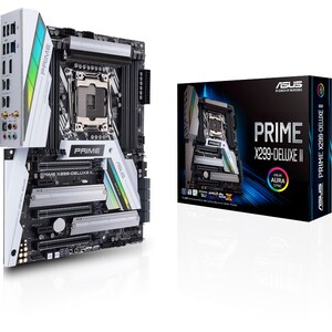 Asus Prime X299-DELUXE II Desktop Motherboard - Intel Chipset - Socket R4 LGA-2066 - Intel Optane Memory Ready - ATX - 128