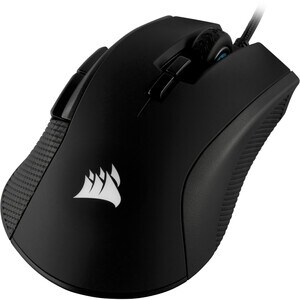 Corsair IRONCLAW RGB FPS/MOBA Gaming Mouse - Optical - Cable - Black - USB 2.0 - 18000 dpi - 7 Button(s)