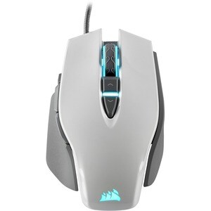 Corsair M65 RGB ELITE Tunable FPS Gaming Mouse - White - Optical - Cable - White - 18000 dpi - 8 Programmable Button(s) - 