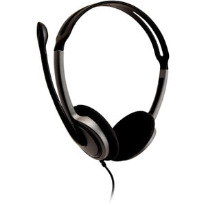 V7 Lightweight Stereo Headset with Microphone - Stereo - Mini-phone (3.5mm) - Wired - 32 Ohm - 20 Hz - 20 kHz - Over-the-h