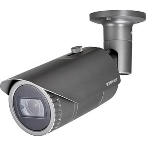 Wisenet QNO-8080R 5 Megapixel Outdoor Network Camera - Bullet - 98.43 ft Infrared Night Vision - H.265, H.264, MJPEG - 259