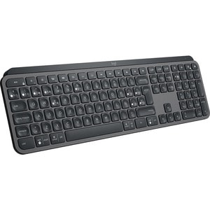 Logitech MX Keys Keyboard - Wireless Connectivity - USB Interface - English (US) - Bluetooth/RF - 10 m - 2.40 GHz - Deskto