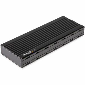 StarTech.com Drive Enclosure - USB 3.1 Type C Host Interface - UASP Support External - Black - 1 x SSD Supported - 1 x Tot