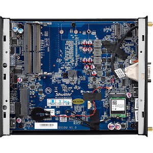 Shuttle XPC slim DS10U7 Barebone System - Slim PC - Intel Core i7 8th Gen i7-8565U - 32 GB DDR4 SDRAM Maximum RAM Support 