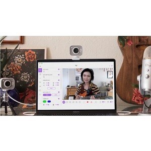 Logitech StreamCam Webcam - 60 fps - White - USB 3.1 (Gen 1) Type C - 1920 x 1080 Video - Auto-focus - Microphone - Monitor