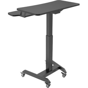 V7 DTMWS Computer Stand - 37 kg Load Capacity - 128 cm Height x 26.7 cm Width - Floor Stand