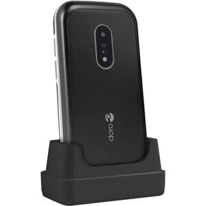 Doro 7030 Feature Phone - QVGA 320 x 240 - 4G - Black - Flip - SIM-free - Rear Camera: 3 Megapixel - 1350 mAh Battery