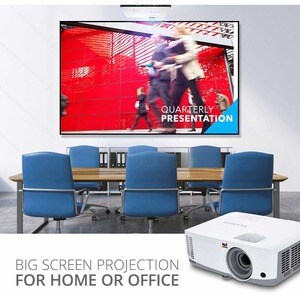 ViewSonic PG707X 4000 Lumens XGA Networkable DLP Projector with HDMI 1.3x Optical Zoom and Low Input Lag for Home and Corp