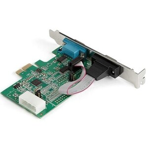 StarTech.com 2-port PCI Express RS232 Serial Adapter Card - PCIe to Dual Serial DB9 RS-232 Controller - 16950 UART - Windo