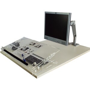 R-Go Go Flex Copy Holder - 150 mm Height x 305 mm Width - Transparent - Acrylic