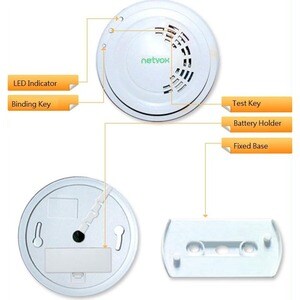 netvox RA02C-Wireless CO Detector - Wireless - 3 V DC - Audible