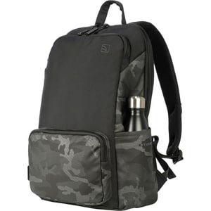 Tucano Terras Camouflage Carrying Case (Backpack) for 15.6" to 16" Apple MacBook Pro, Notebook - Black - Fabric, Mesh Back