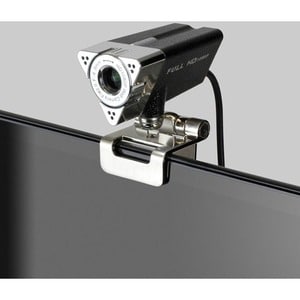 Aluratek AWC01F Video Conferencing Camera - 2 Megapixel - 30 fps - Black - USB 2.0 - 15 Megapixel Interpolated - 1920 x 10