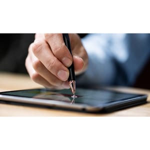 Adonit Pro 4 Stylus - Capacitive Touchscreen Type Supported - Aluminium - Black - Smartphone Device Supported