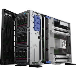 HPE ProLiant ML350 G10 4U Tower Server - 1 x Intel Xeon Silver 4210R 2.40 GHz - 16 GB RAM - Serial ATA/600, 12Gb/s SAS Con
