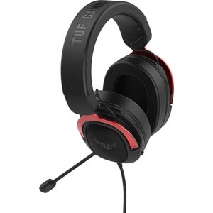 TUF Gaming H3 Wired Over-the-head Stereo Gaming Headset - Red - Binaural - Circumaural - 32 Ohm - 20 Hz to 20 kHz - 130 cm