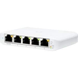 Ubiquiti USW-Flex-Mini Ethernet Switch - 5 Ports - Manageable - 2 Layer Supported - Twisted Pair - Desktop
