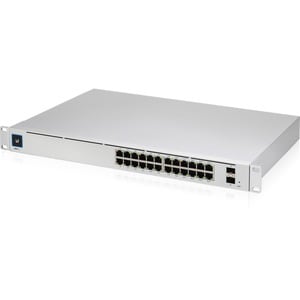 Ubiquiti USW-Pro-24-POE Layer 3 Switch - 24 Ports - Manageable - 3 Layer Supported - Modular - Optical Fiber, Twisted Pair