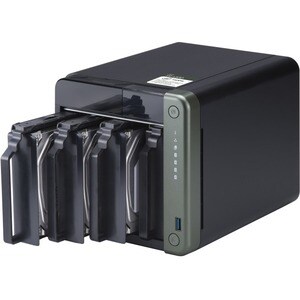 Sistema de almacenamiento SAN/NAS QNAP TS-453D-8G - 4 x Total de compartimientos - 4 GB Flash Memory Capacity - Intel Cele