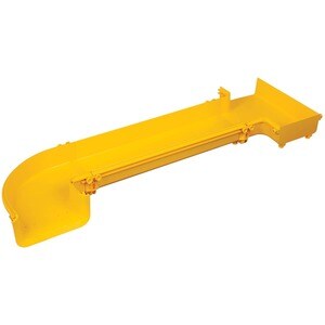 Tripp Lite Toolless Horizontal 4-Way Junction for Fiber Routing System, 120 mm (5 in) - Horizontal 4-Way Junction - Yellow