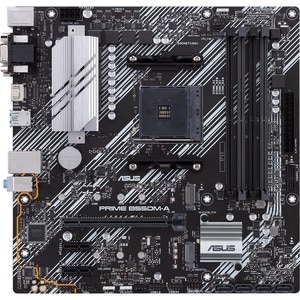 Asus Prime B550M-A Desktop Motherboard - AMD Chipset - Socket AM4 - Micro ATX - 128 GB DDR4 SDRAM Maximum RAM - DIMM, UDIM