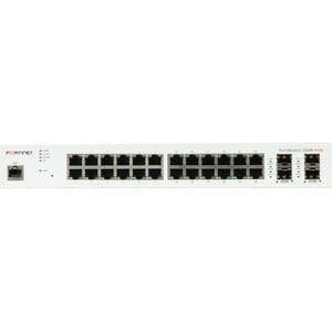Fortinet FortiSwitch FS-224E-PoE Ethernet Switch - 24 Ports - Manageable - Gigabit Ethernet - 1000Base-X, 10/100/1000Base-