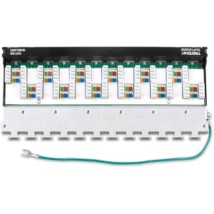 Quadro per prese di rete TRENDnet TC-P12C6AS - 12 Port(s) - 12 x RJ-45 - 0.5U Alto - Parato montabile