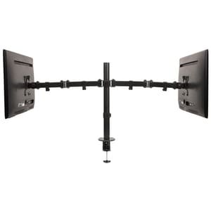 Ergotech Desk Mount for Monitor - Black - Height Adjustable - 2 Display(s) Supported - 32" Screen Support - 35.20 lb Load 