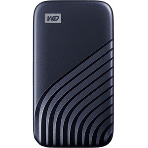 WD My Passport WDBAGF5000ABL-WESN 500 GB Portable Solid State Drive - External - Midnight Blue - USB 3.2 (Gen 2) Type C - 