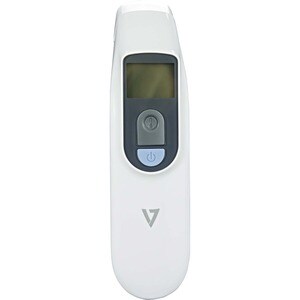 V7 VIFRTM Digital Thermometer - Large Display, Contactless, Auto-off, Alarm, Infrared, Backlight - For Body, Forehead, Fev