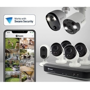 Swann HD Network Camera - 1 Pack - 30 m - 1920 x 1080 - Alexa, Google Assistant Supported
