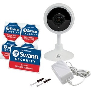Swann 2 Megapixel HD Network Camera - 10 m - 1920 x 1080 - Wall Mount - Google Assistant, Alexa Supported