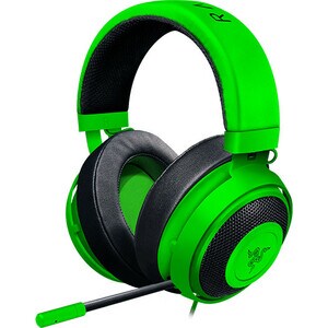 Auriculares Razer Kraken Cableado Sobre la cabeza Estéreo - Verde - Binaural - Circumaural - 32Ohm - 12Hz a 28kHz - 130cm 